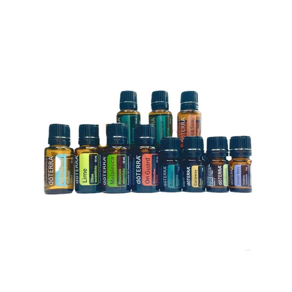 doTERRA Lot 11 Essential Oils Unopened OnGuard Malaleuca Balance Juniper Berry